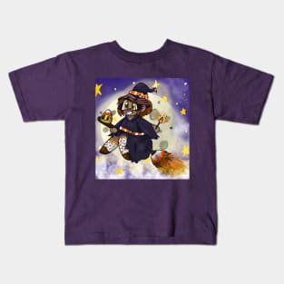 little candy corn witch Kids T-Shirt